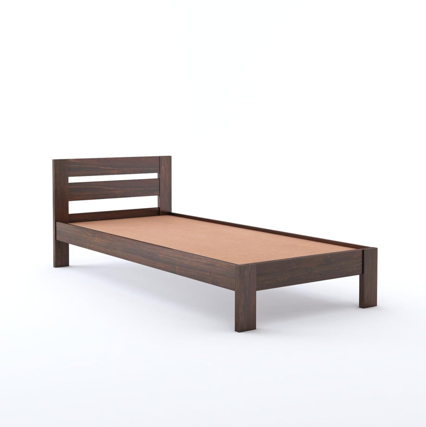 Wood Single Bed Without Storage | Single Cot Wood Palang | Sheesham