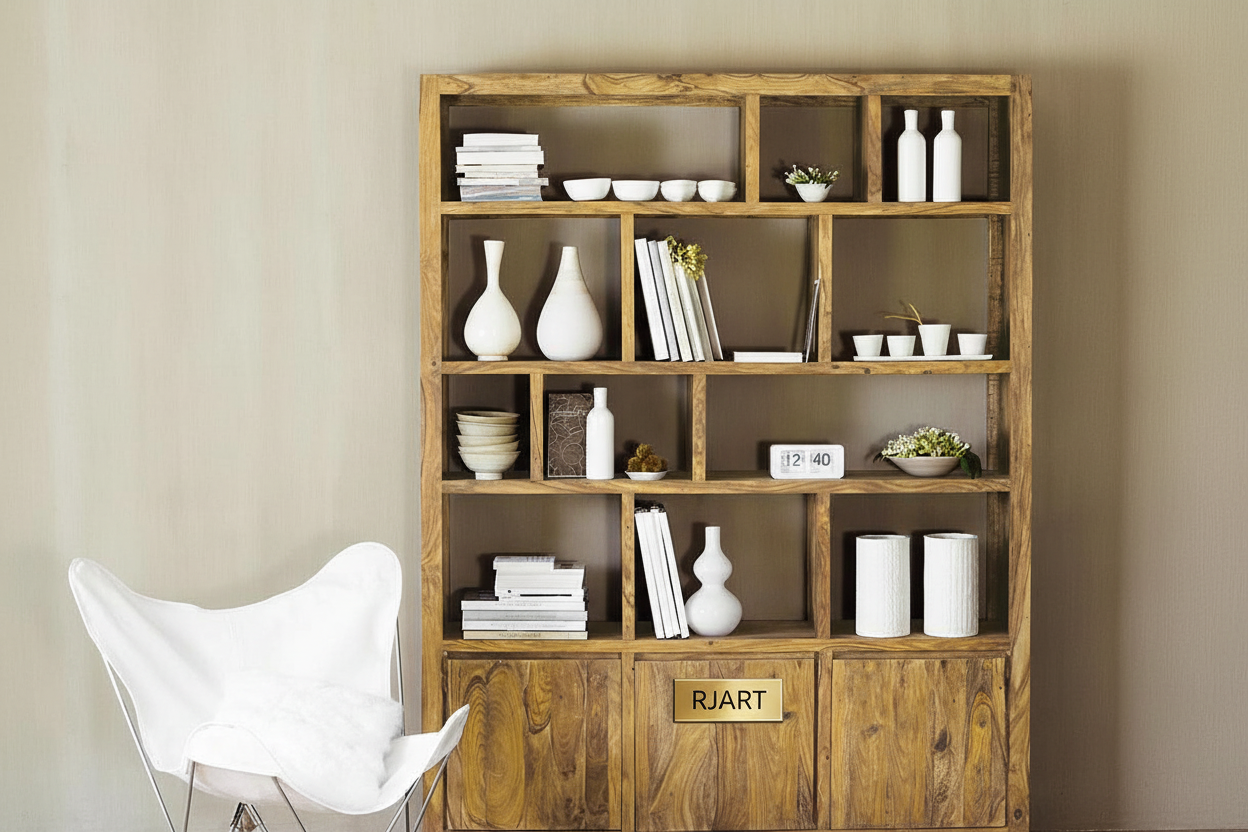 Rjart Solid Wood Voted Bookcase Grand