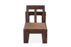 Rjart Solid Wood Cube L Shape Sofa