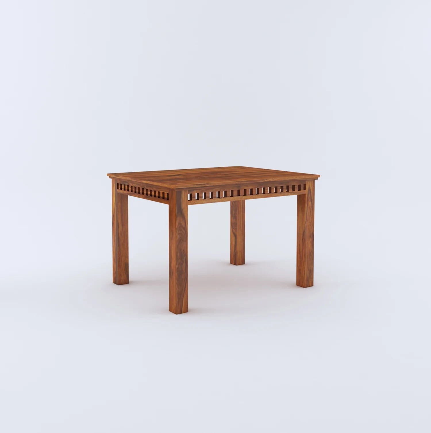 Savora Solid Sheesham Wood 4 Seater Dining Table Set - 3 Years Warranty