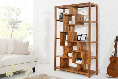 Rjart Solid Wood Cube Geo Bookcase