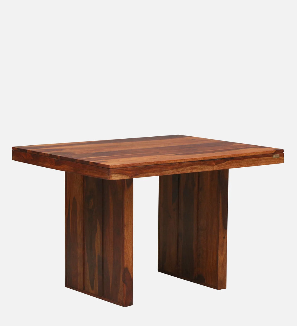 Imperial Solid Sheesham Wood 4 Seater Dining Table Set - 3 Years Warranty