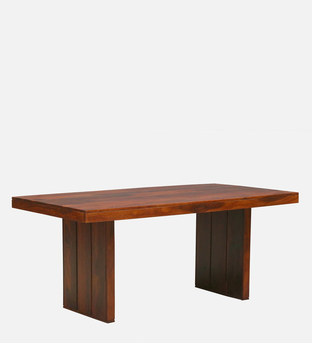 Imperial Solid Sheesham Wood 6 Seater Dining Table Set - 3 Years Warranty