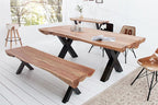 Rjart Solid Wood Indiana Thar Dining Set