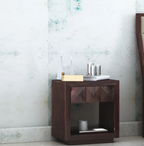 Treso Solid Sheesham Wood Bedside Table - 3 Year Warranty