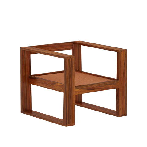 Rjart Euro Sheesham Single Seater Sofa - 3 Years Warranty