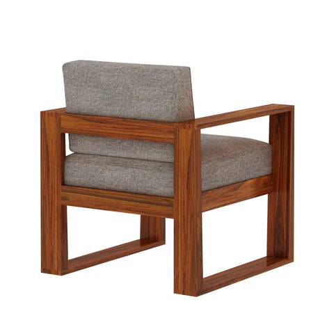Rjart Euro Sheesham Single Seater Sofa - 3 Years Warranty