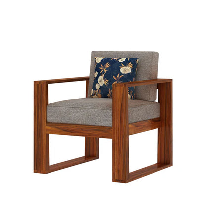 Rjart Euro Sheesham Single Seater Sofa - 3 Years Warranty