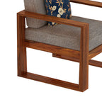Rjart Euro Sheesham Single Seater Sofa - 3 Years Warranty