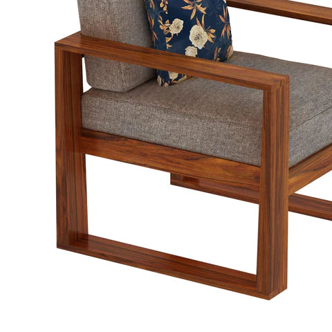 Rjart Euro Sheesham Single Seater Sofa - 3 Years Warranty