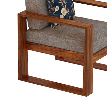 Rjart Euro Sheesham Single Seater Sofa - 3 Years Warranty