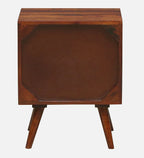 Cayden Solid Sheesham Wood Two Drawer Bedside Cane - 3 Years Warranty