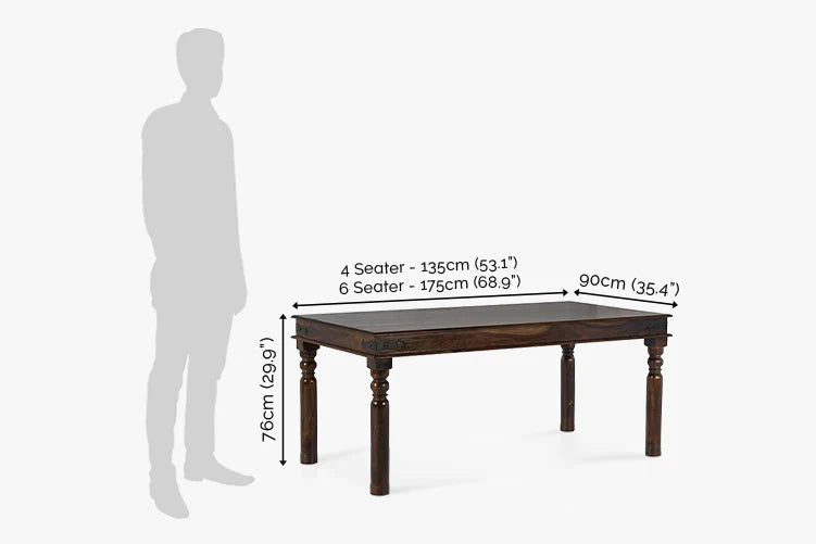 Rjart Solid Wood Dining Set With Bench