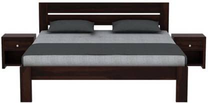 Wooden Bed Without Storage | Wooden Double Bed Cot Bed for Bedroom Furniture | Palang Double Bed for Hotels | Solid Sheesham Wood