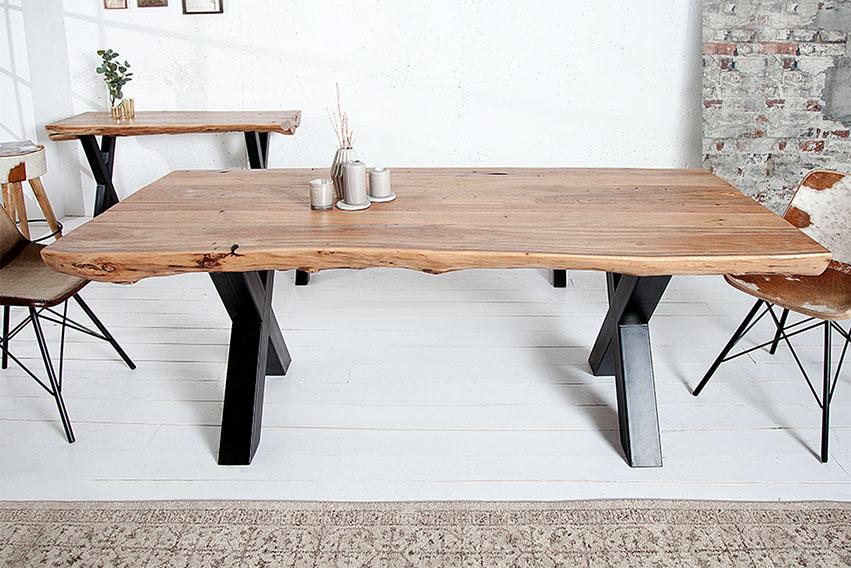 Rjart Solid Wood Indiana Thar Dining Set