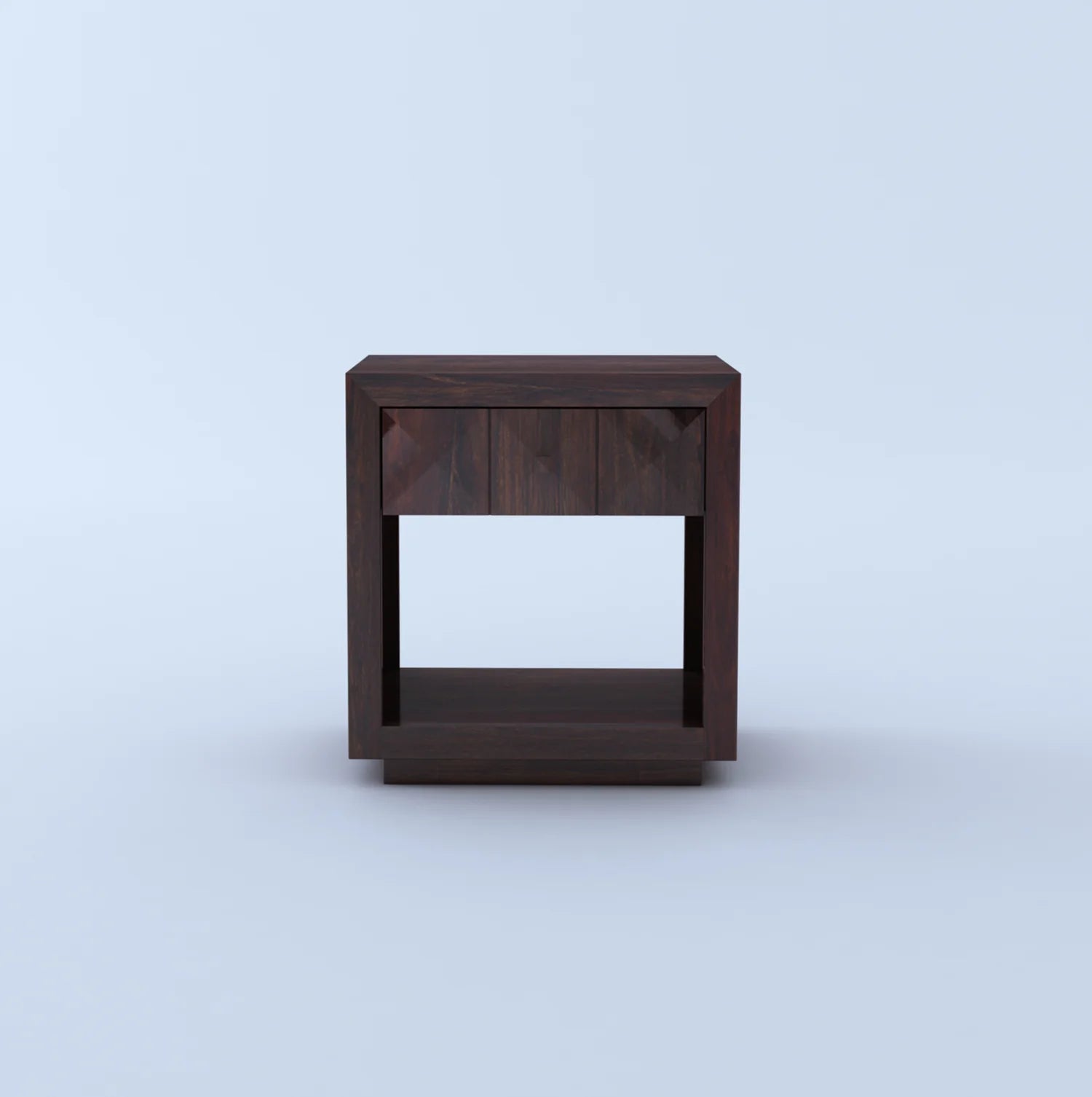 Treso Solid Sheesham Wood Bedside Table - 3 Year Warranty
