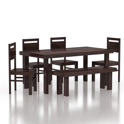 Verlina Sheesham 6 Seater Dining Set - 3 Years Warranty