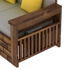 Rjart Italian Sheesham Two Seater Sofa - 3 Years Warranty