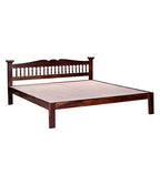 Wooden Bed Without Storage | Wooden Double Bed Cot Bed for Bedroom Furniture | Palang Double Bed for Hotels | Solid Sheesham Wood