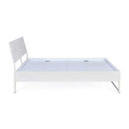 Rj Art Sleep Hybrid Wood And Metal Structure Grande Bed, Lightweight And Portable