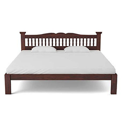 Wood Bed Without Storage | Wood Double Bed Cot Bed For Bedroom Furniture | Sheesham