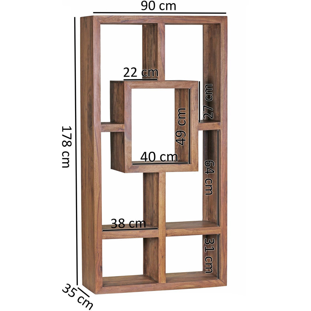 Rjart Solid Wood Multi-Unit Bookcase