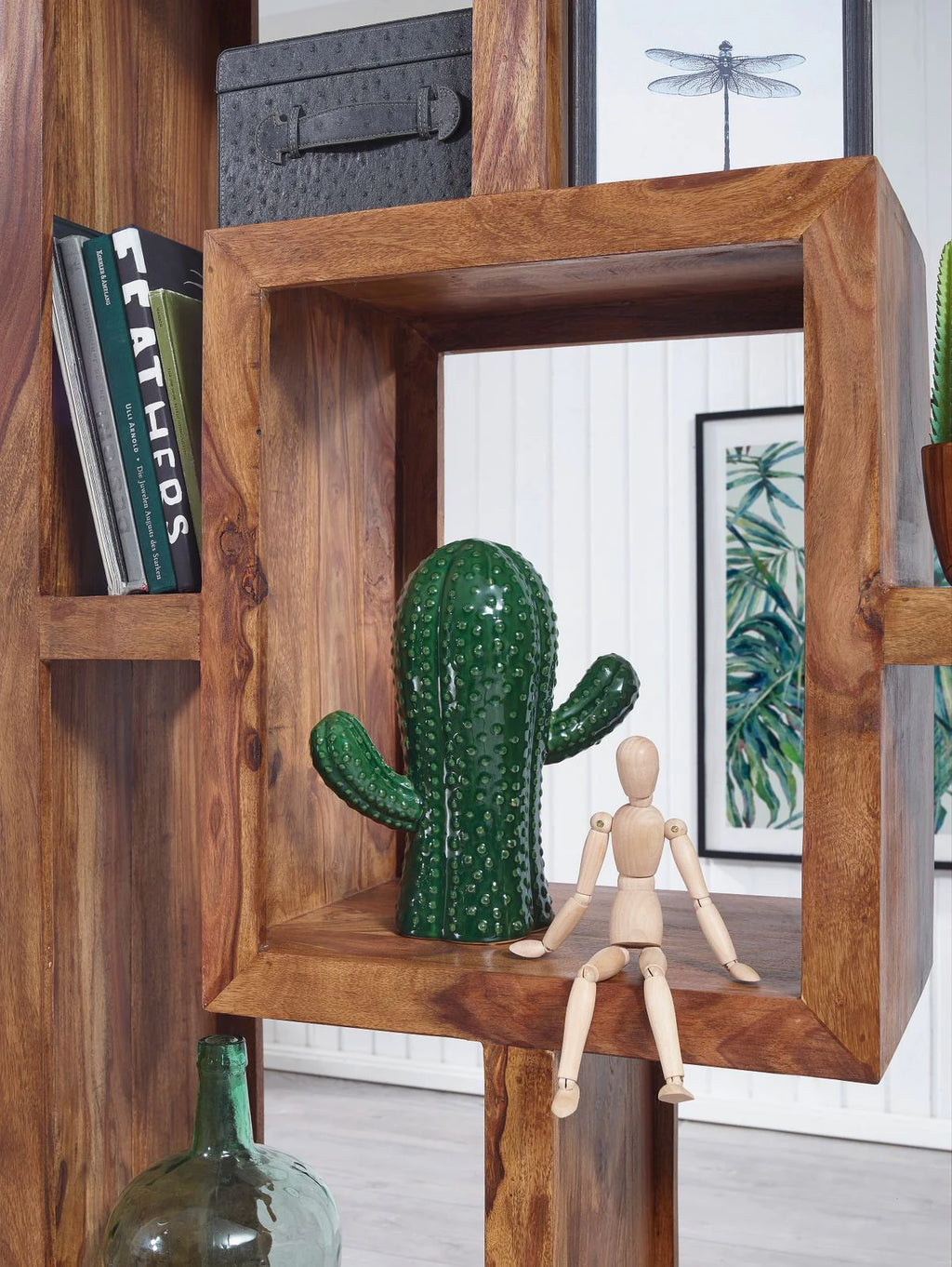 Rjart Solid Wood Multi-Unit Bookcase