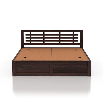 Lyon Sheesham Bed With Box Storage - 3 Years Warranty