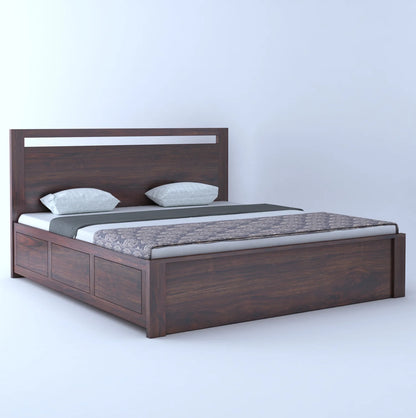 Verlina Sheesham Box Storage Bed - 3 Years Warranty