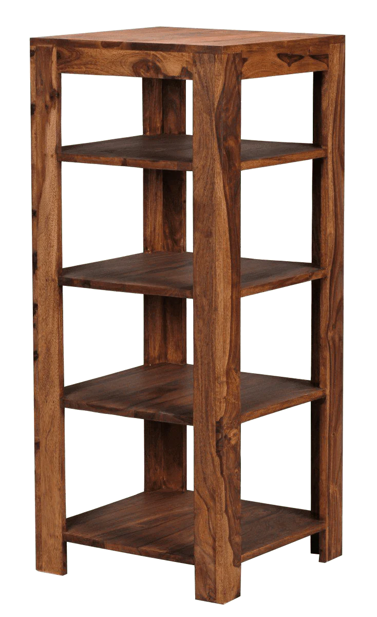 Rjart Solid Wood Charlie Corner Bookcase