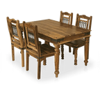 Rjart Solid Wood Jali Dining Set 6 Seater