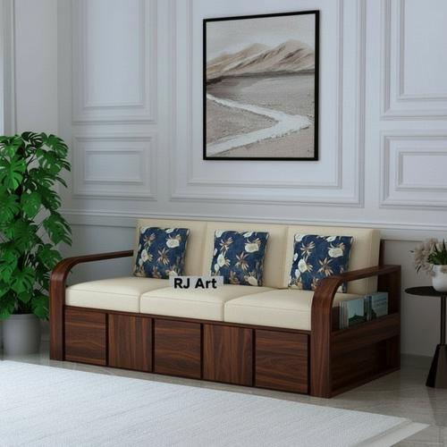 {"alt" => "Rjart Scott Sheesham 3 Seater Sofa With Side Pockets - 3 Years Warranty"}