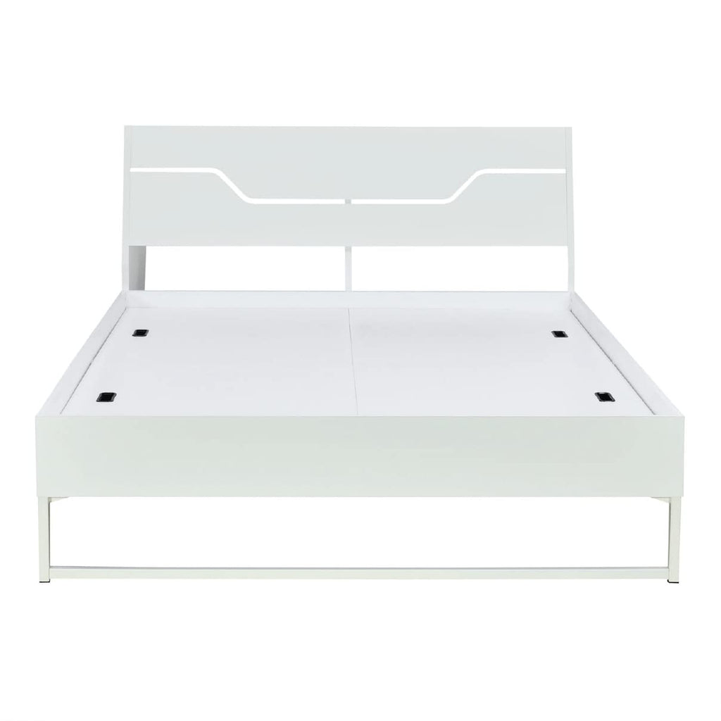 Nilkamal SLEEP Hybrid Wood and Metal Structure Grande Bed, Lightweight and Portable