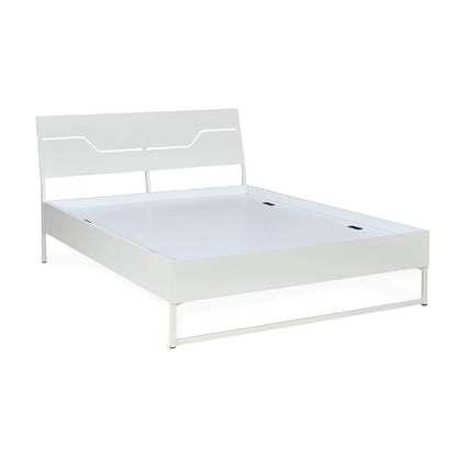 Rj Art Sleep Hybrid Wood And Metal Structure Grande Bed, Lightweight And Portable