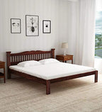 Wooden Bed Without Storage | Wooden Double Bed Cot Bed for Bedroom Furniture | Palang Double Bed for Hotels | Solid Sheesham Wood