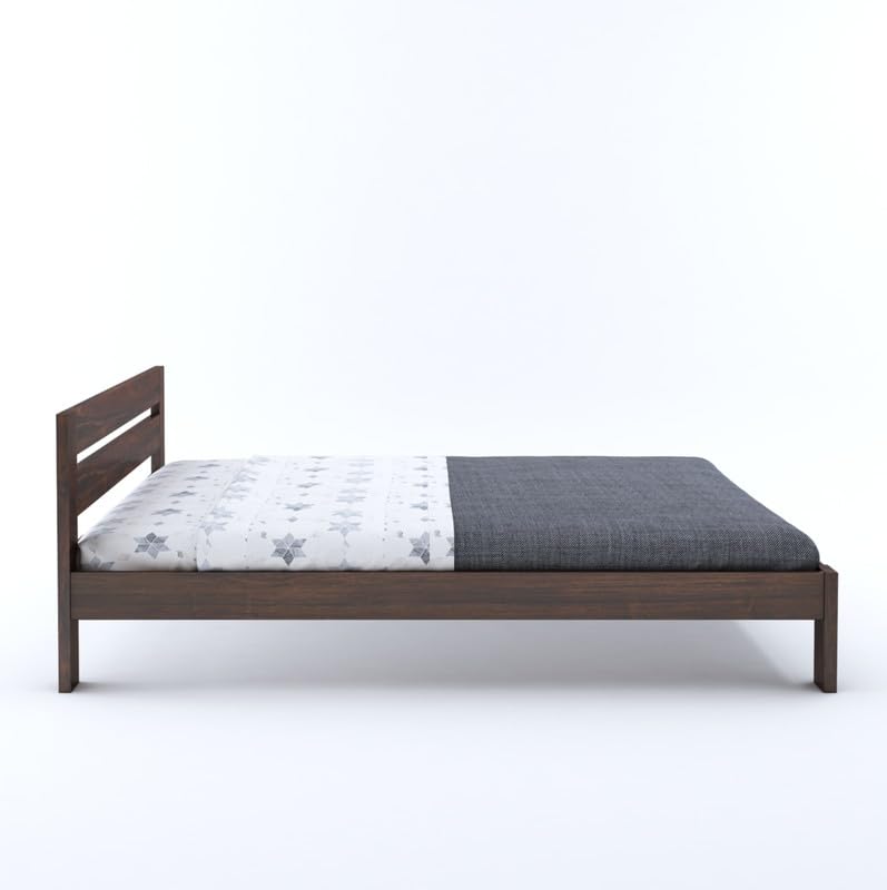 Wood Bed Without Storage | Wood Double Bed Cot Bed For Bedroom Furniture | Sheesham