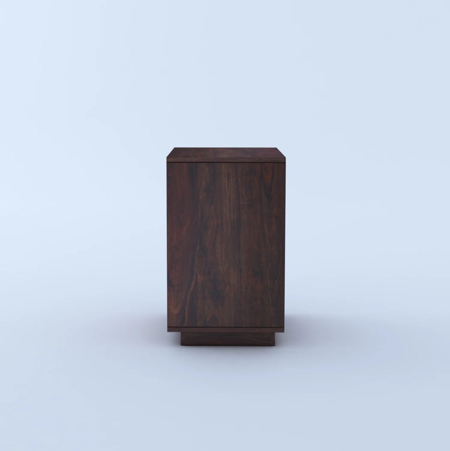 Savino Sheesham Bedside With Two Drawer Storage - 3 Years Warranty