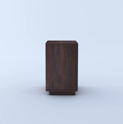 Savino Sheesham Bedside With Two Drawer Storage - 3 Years Warranty