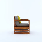 Rjart Lurid Sheesham Single Seater Sofa - 3 Years Warranty