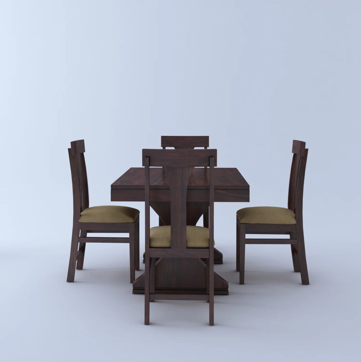 Aurelia Sheesham 4 Seater Dining Set - 3 Years Warranty