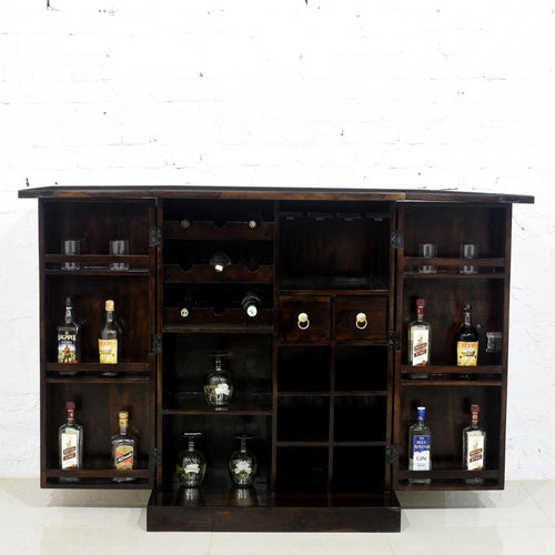 {"alt" => "Rjart Wood Light Walnut Finish Bar"}