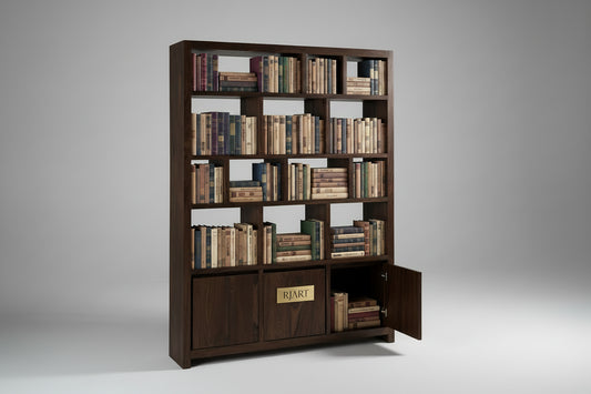 Rjart Solid Wood Voted Bookcase Grand