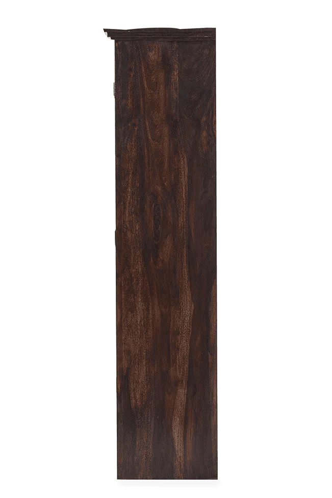 Rjart Solid Wood Kuber Bookcase With Glass Doors