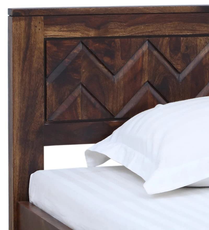 Wood Bed Without Storage | Wood Double Bed Cot Bed For Bedroom Furniture | Sheesham