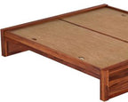 Wooden Bed Without Storage | Wooden Double Bed Cot Bed for Bedroom Furniture | Palang Double Bed for Hotels | Solid Sheesham Wood
