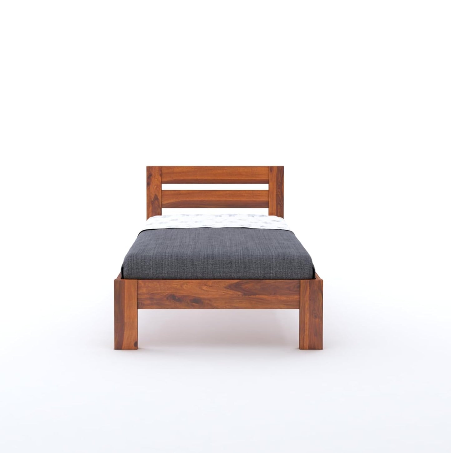 Wood Single Bed Without Storage | Single Cot Wood Palang | Sheesham