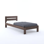 Wooden Single Bed Without Storage | Single Cot Wooden Palang | Space Saving Single Size Bed for Bedroom | Solid Sheesham Wood
