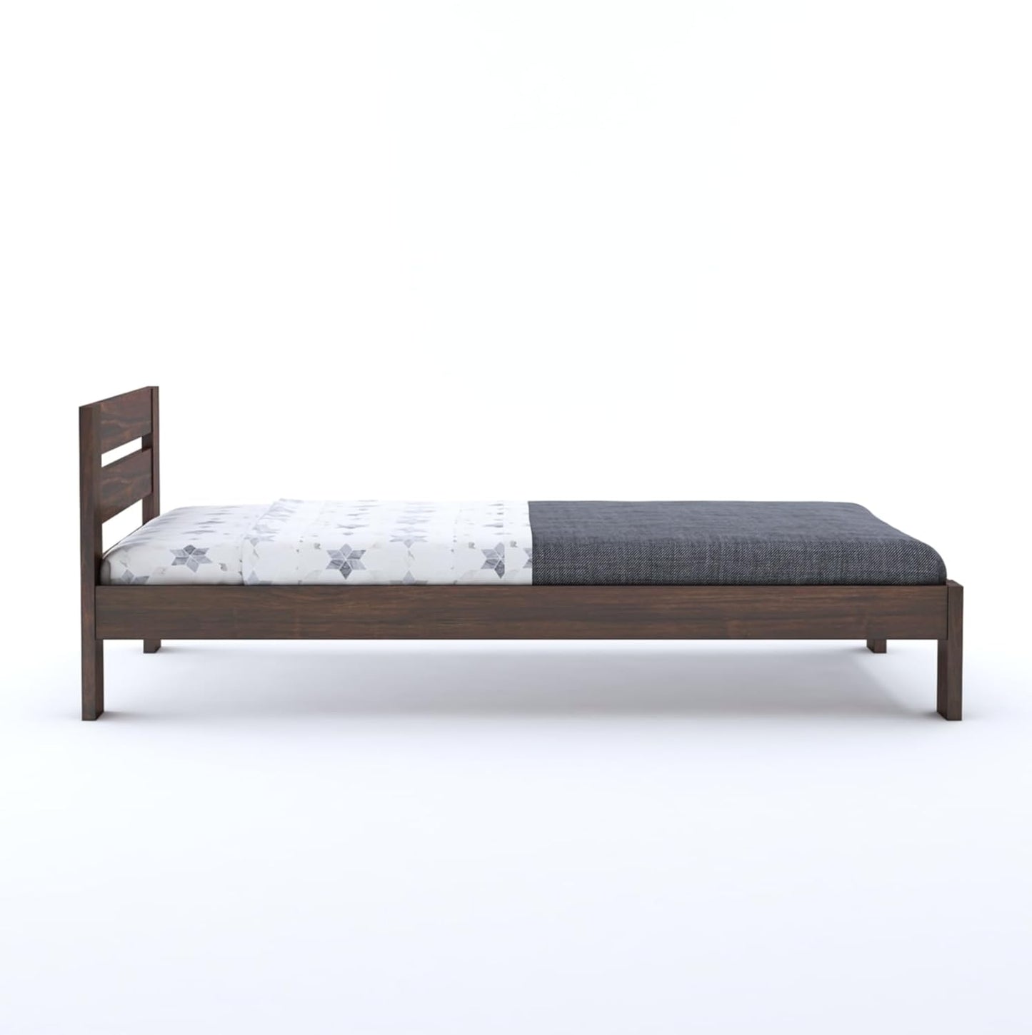 Wood Single Bed Without Storage | Single Cot Wood Palang | Sheesham