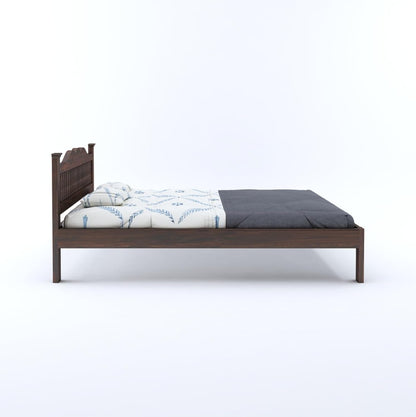 Wood Arch Bed Without Storage | Wood Double Bed Cot Bed For Bedroom Furniture | Sheesham