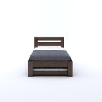 Wooden Single Trundle Bed | Single Bed with 1 Extra Pullout Bed | Wooden Single Bed Cot Palang Furniture for Bedroom, Living Room & Home | Sheesham Wood